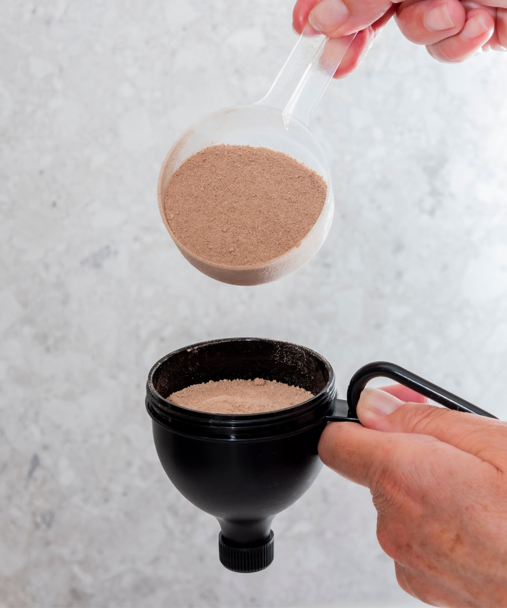 Goldie James Portable Protein Powder Black