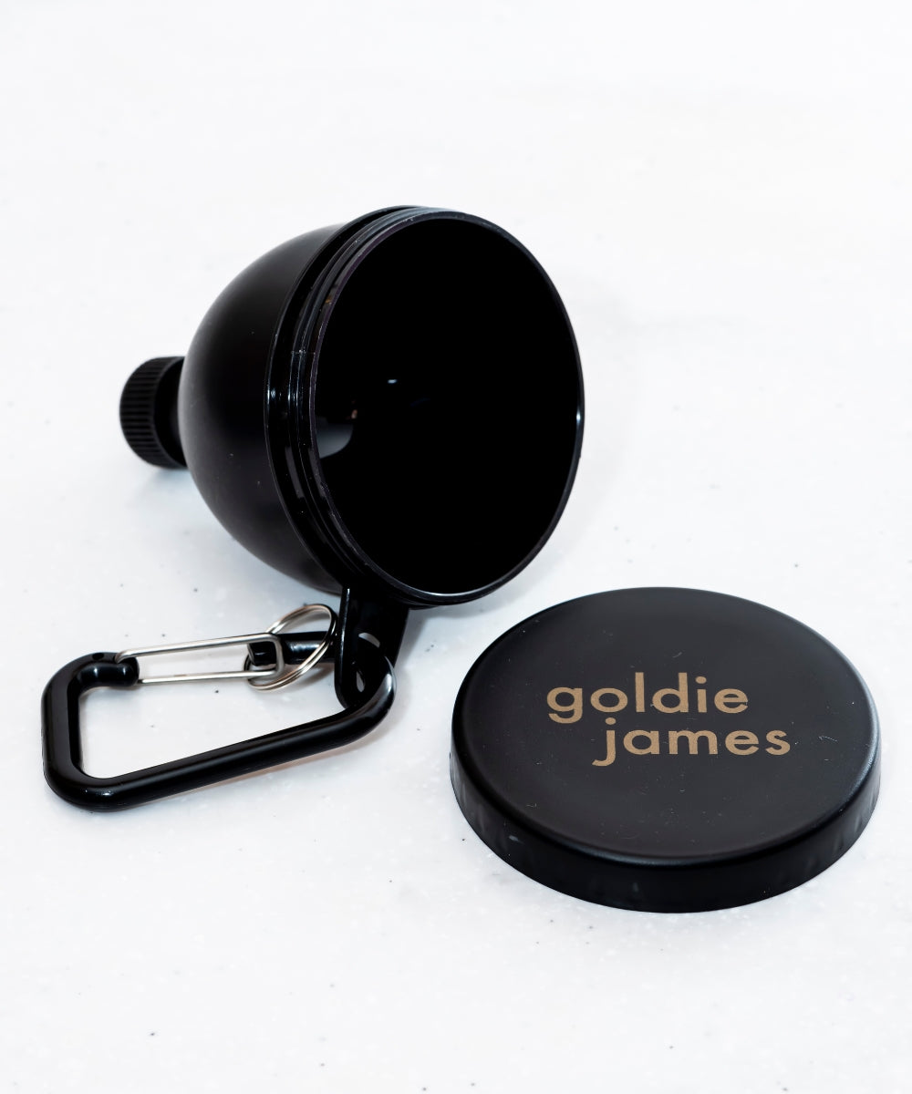 Goldie James Portable Protein Powder Black